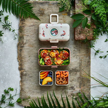 L'ensemble MONBENTO Trésor MB contenant-repas ROSE Renard et gourde isotherme Canelle Fox
