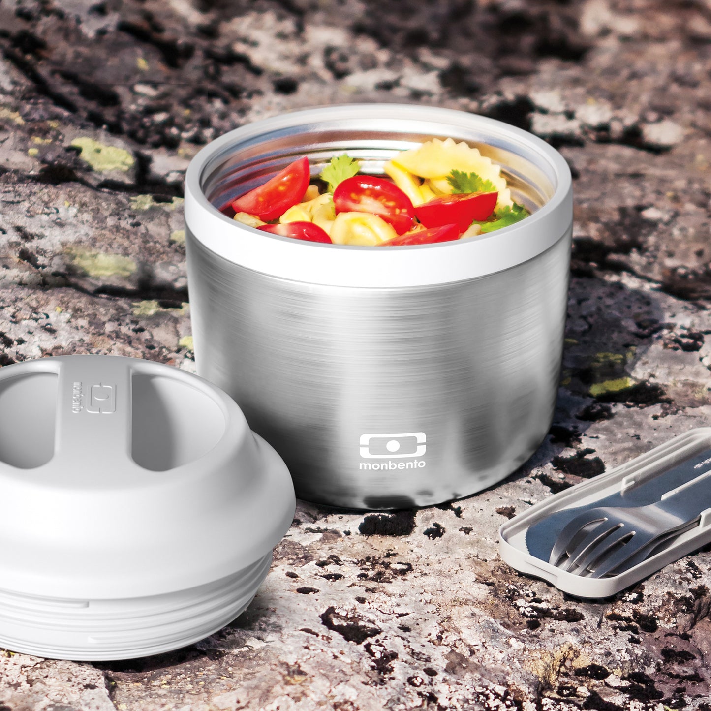 Monbento Element-Lunch box isotherme silver