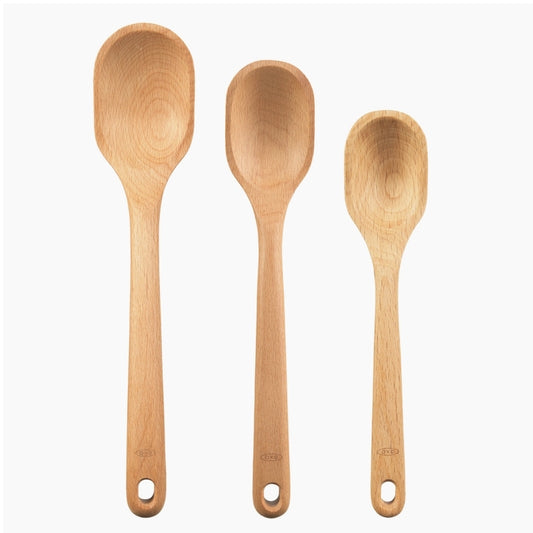OXO - Ensemble de 3 cuillères en bois