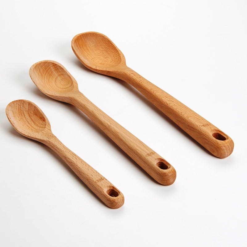 OXO - Ensemble de 3 cuillères en bois