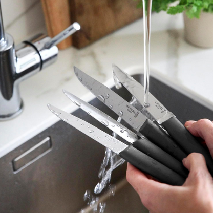 Opinel - Coffret Bon Appétit + 4 couteaux de table - Anthracite
