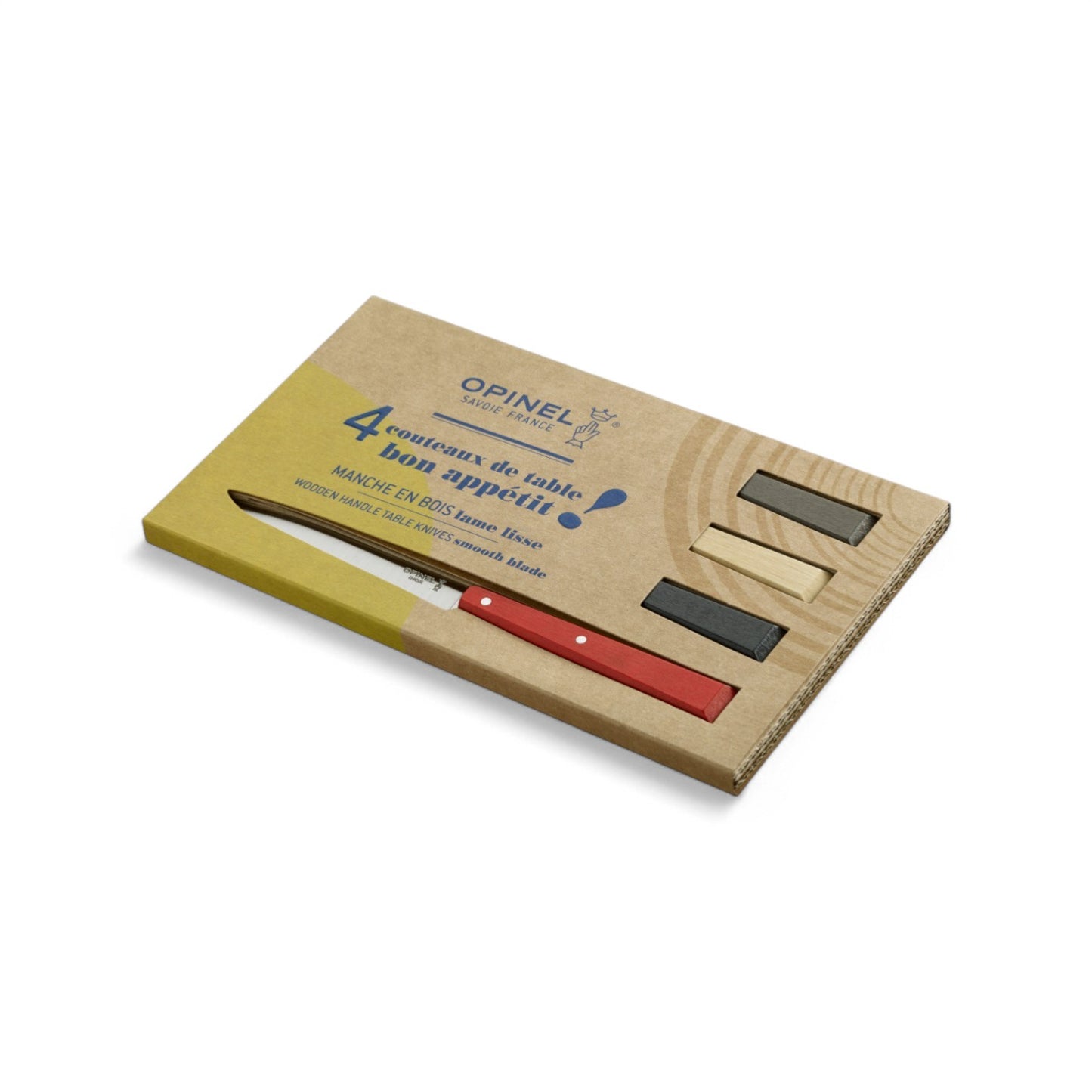Opinel - Bon Appétit box set of 4 table knives - COUNTRY SPIRIT