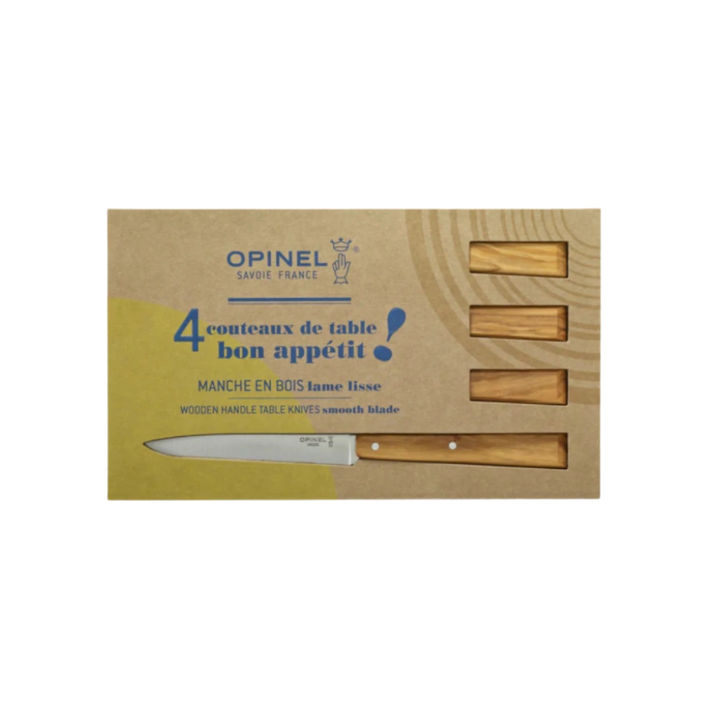 Opinel - Bon Appétit box set of 4 table knives - SUD