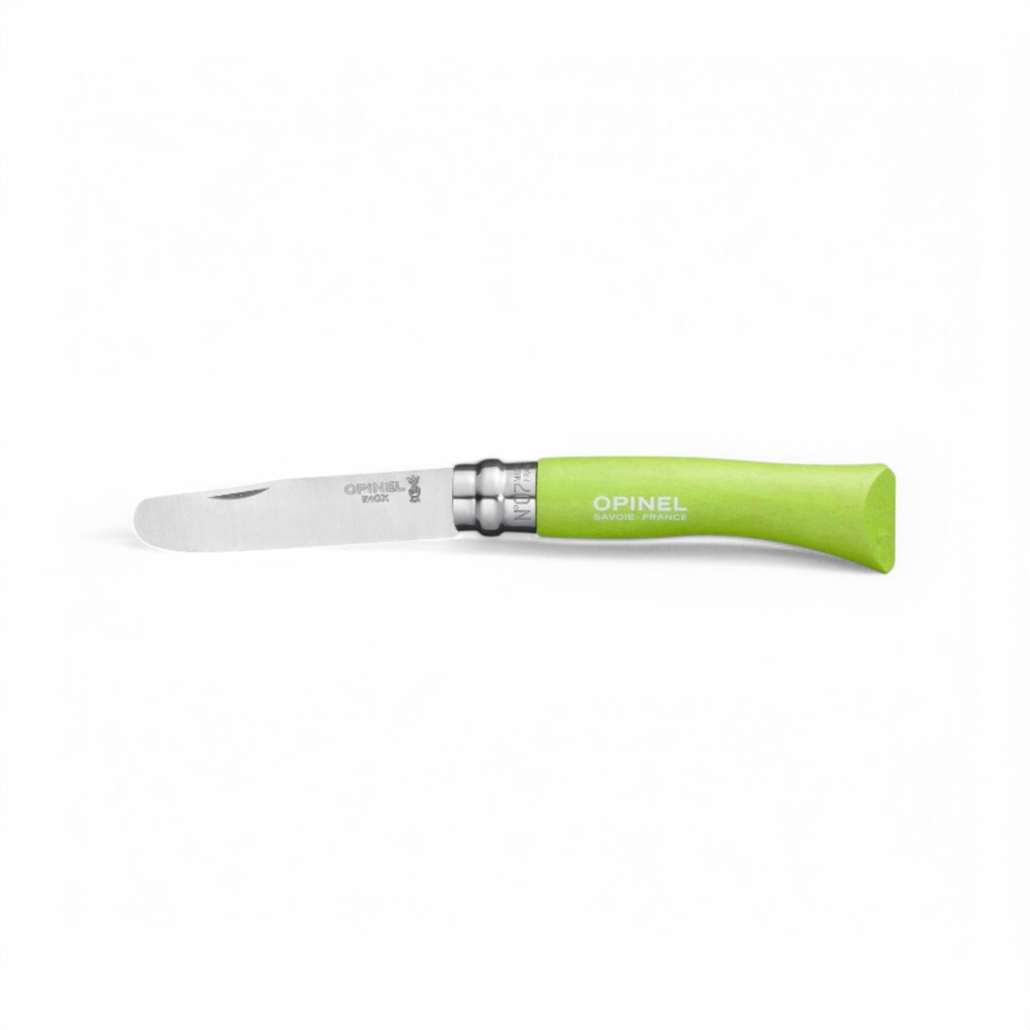 Opinel - Couteau N°07 Mon premier Opinel vert POMME