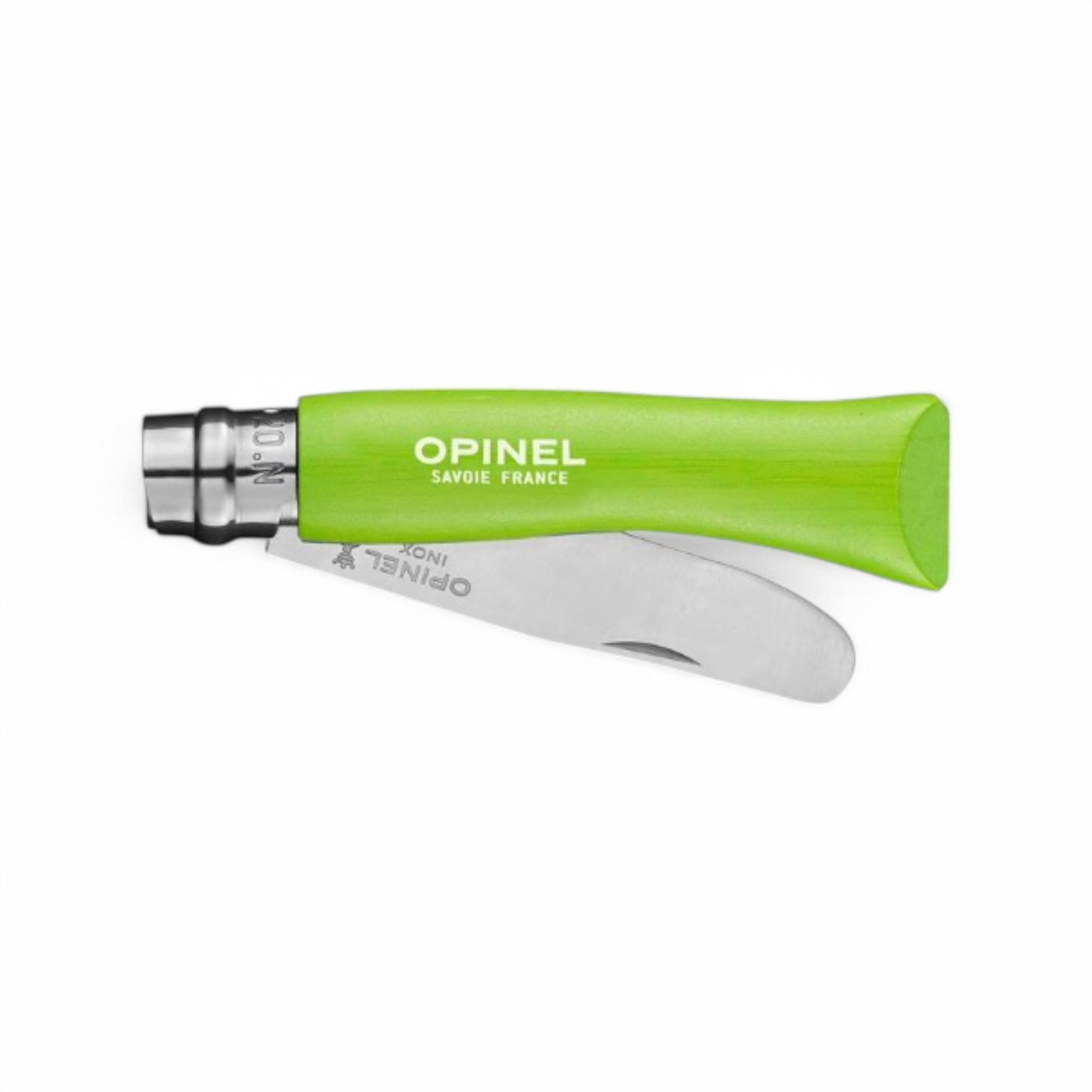Opinel - Couteau N°07 Mon premier Opinel vert POMME