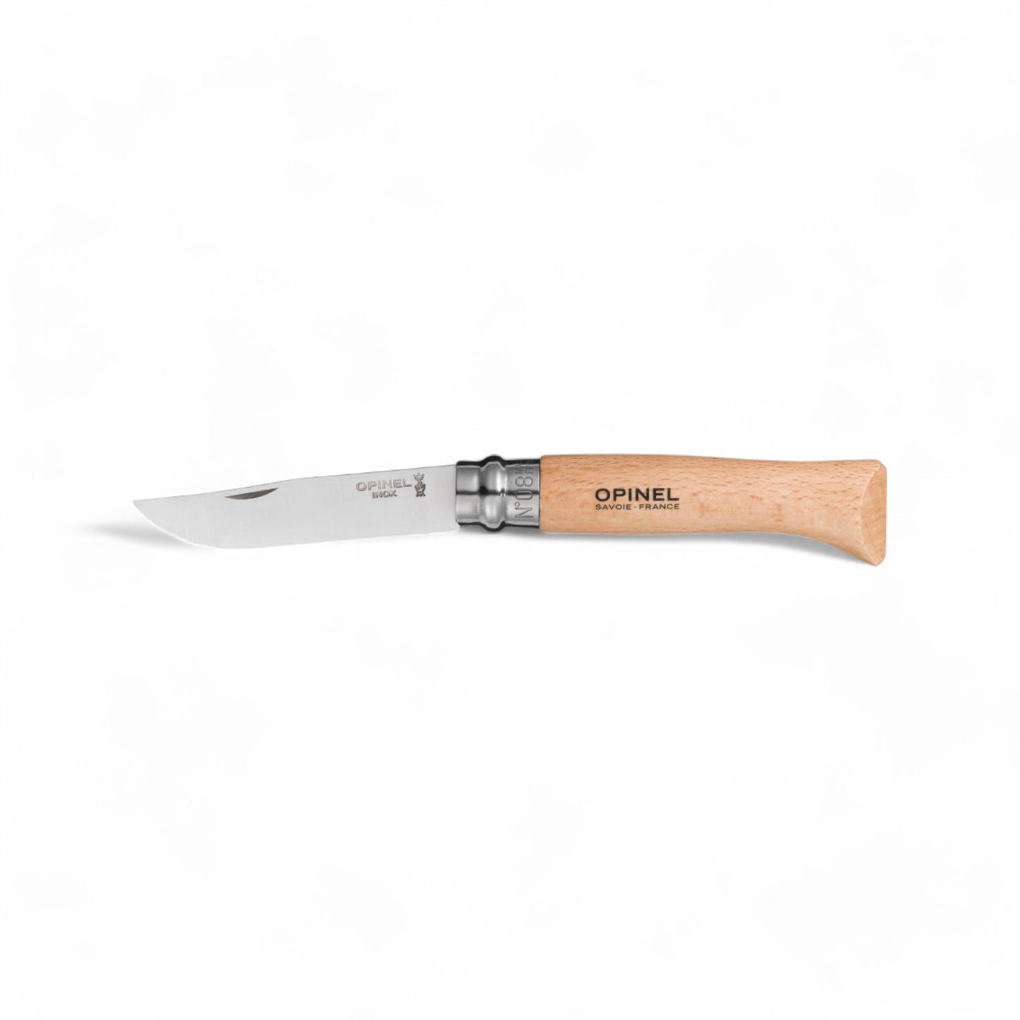 Opinel - Couteau de poche Nº8 Inox (Hêtre)