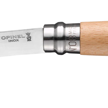 Opinel - Couteau de poche Nº8 Inox (Hêtre)