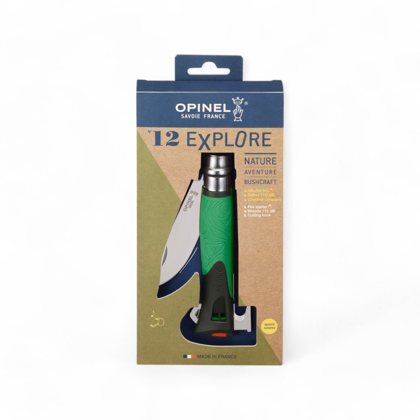Opinel - N°12 Couteau Explore VERT