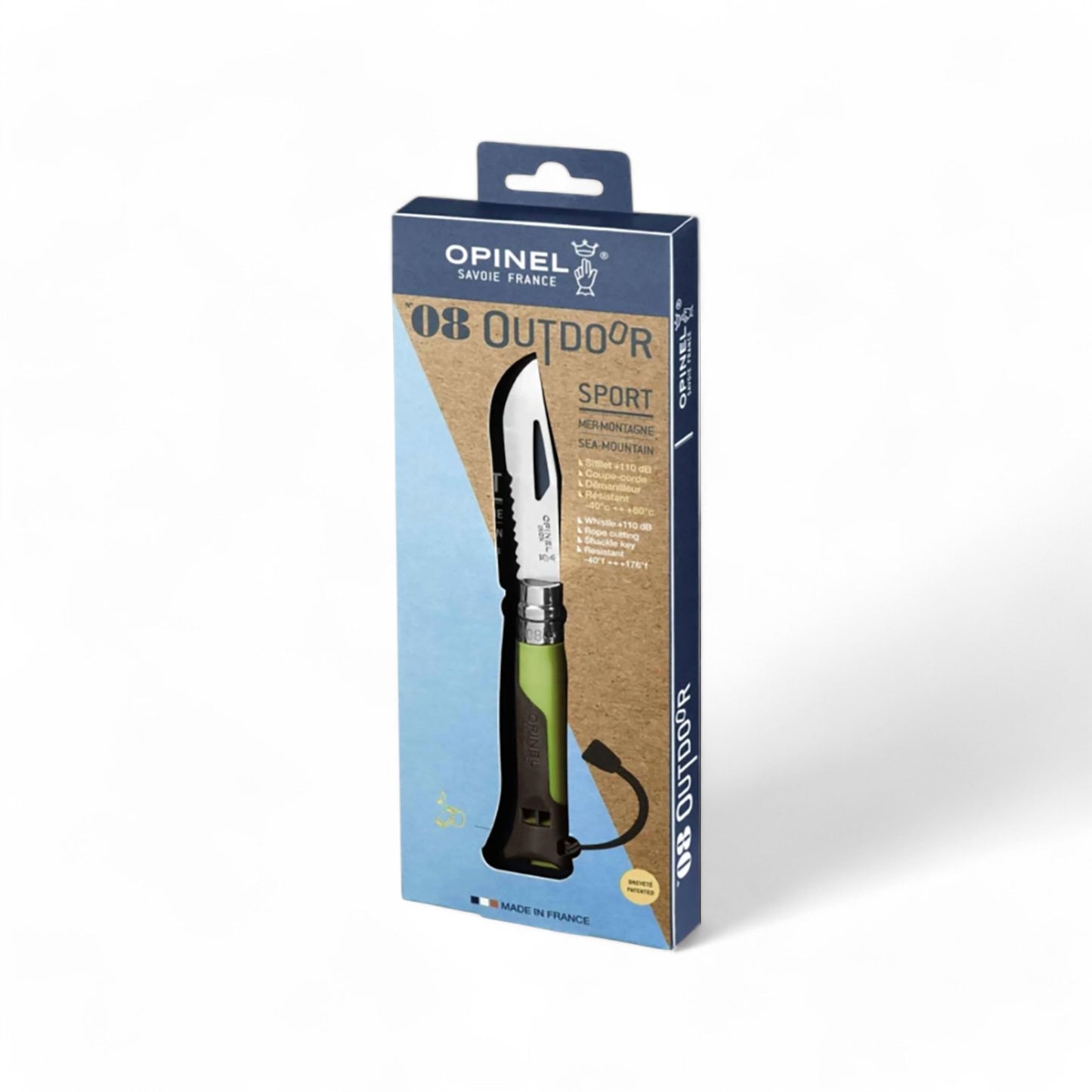 Opinel - No 08 couteau outdoor BLEU