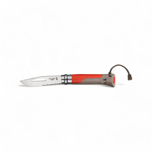 Opinel - No 08 couteau outdoor ROUGE