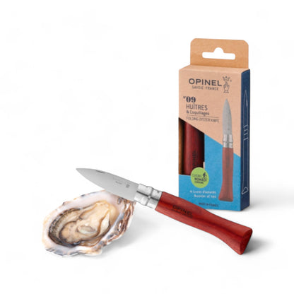 Opinel - No 09 oyster and shellfish knife. Lancet style without guard