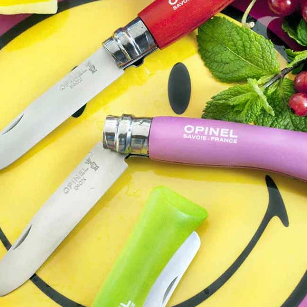 Opinel - couteau N°07 Mon premier Opinel FUSCHIA