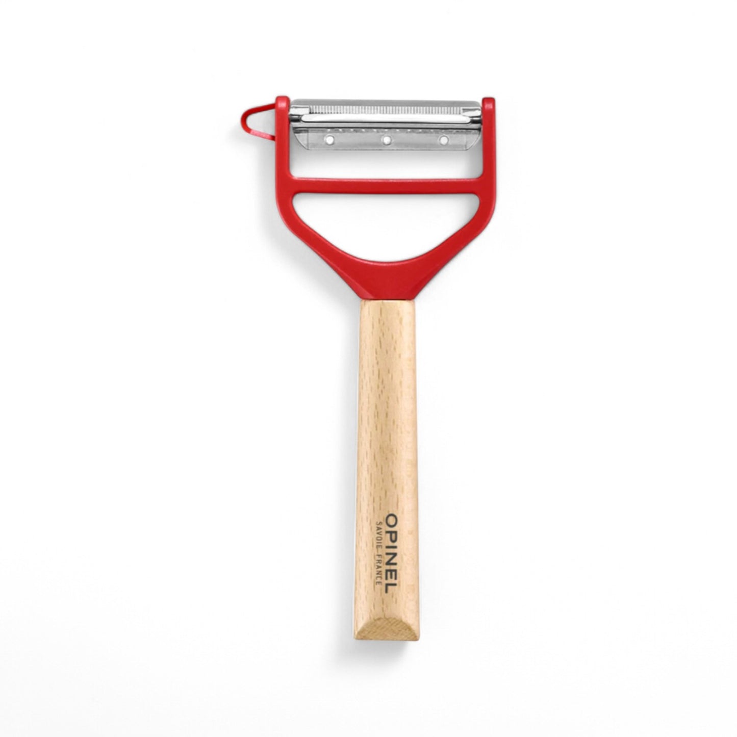 Opinel - Éplucheur T-Duo ROUGE manche en bois