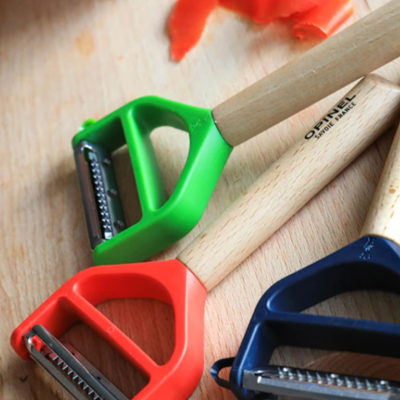 Opinel - Éplucheur T-Duo VERT manche en bois