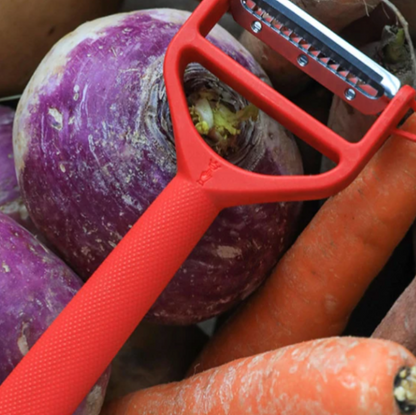 Opinel - T-Duo red polymer peeler