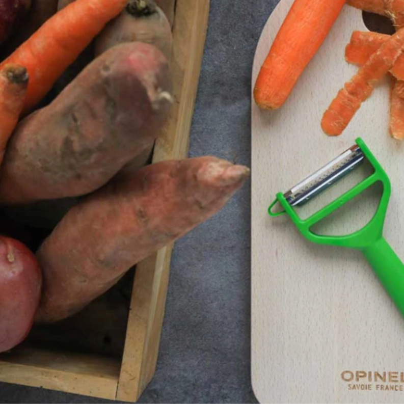 Opinel - Éplucheur T-Duo polymère VERT