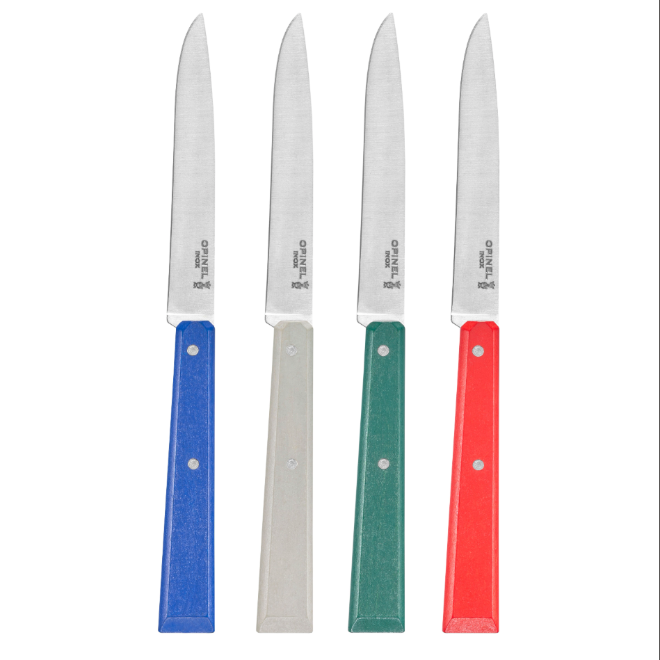 Opinel - Coffret Bon Appétit - 4 Couteaux de table No 125 - Bistrot