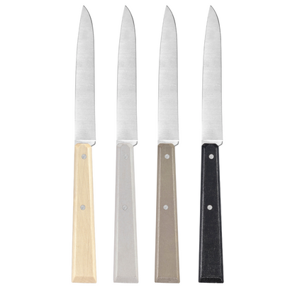 Opinel - Coffret Bon Appétit - 4 Couteaux de table No 125 - Minéral