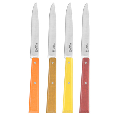 Opinel - Coffret Bon Appétit - 4 Couteaux de table No 125 - Agrumes