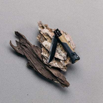 Opinel - Couteau N°08 Horizon Moutarde Black