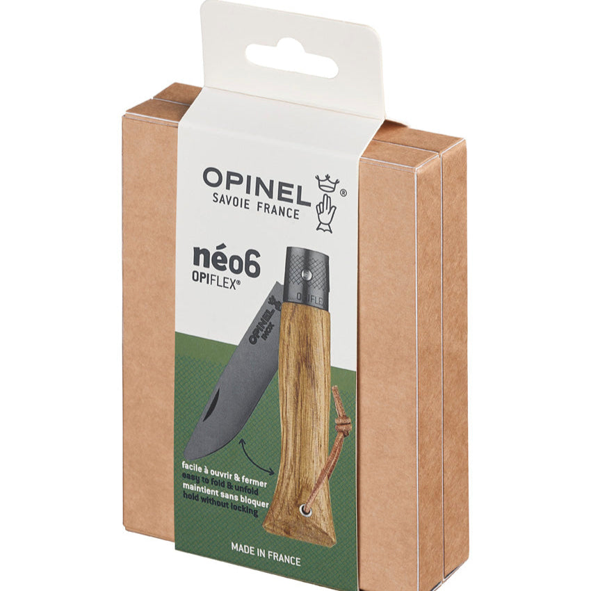 Opinel - Couteau Nº 06 NEO6 Opiflex Chêne Black