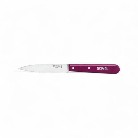 Opinel No 113 Serrated Office Knife Aubergine