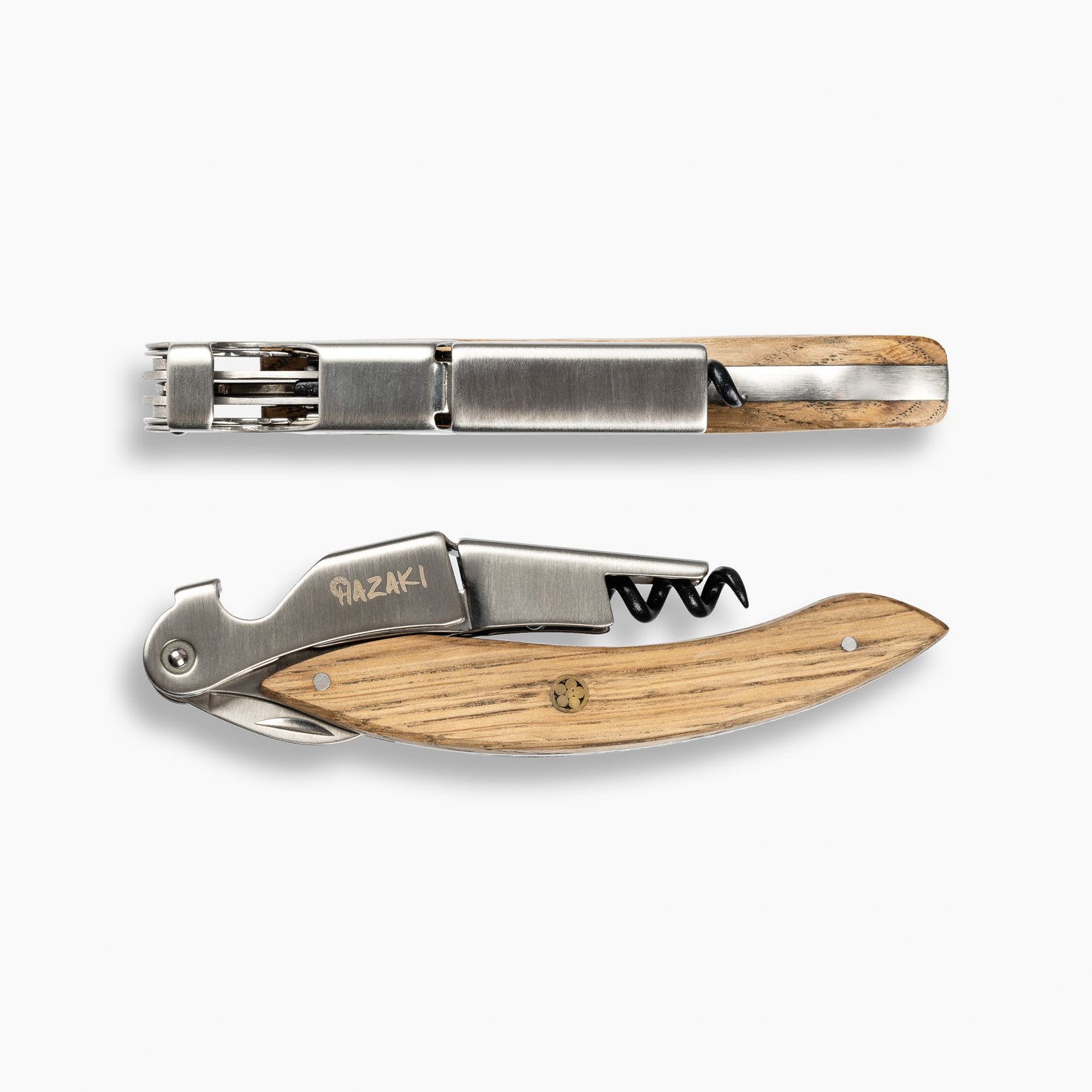 Hazaki - Tire-bouchon à vin-Chêne