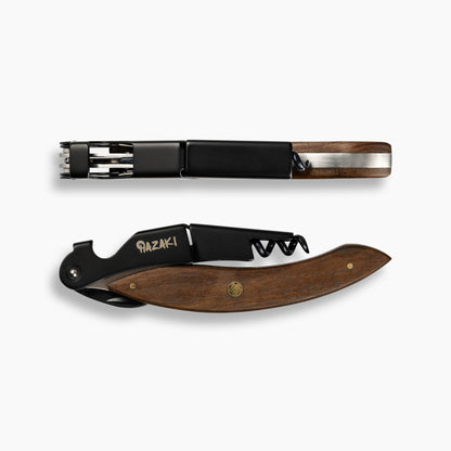 Hazaki - Tire-bouchon à vin-Noyer