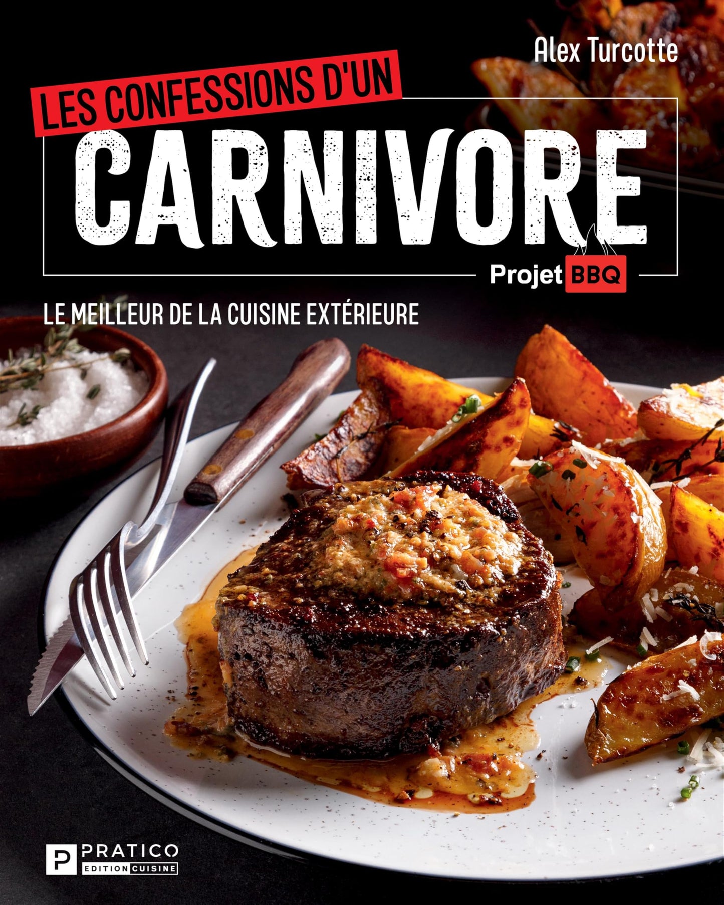Opinel - Ensemble Barbecue (BBQ) + Projet BBQ - Les confessions d'un carnivore d'Alex Turcotte