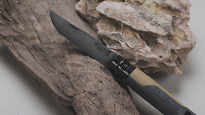Opinel - Couteau N°08 Horizon Moutarde Black