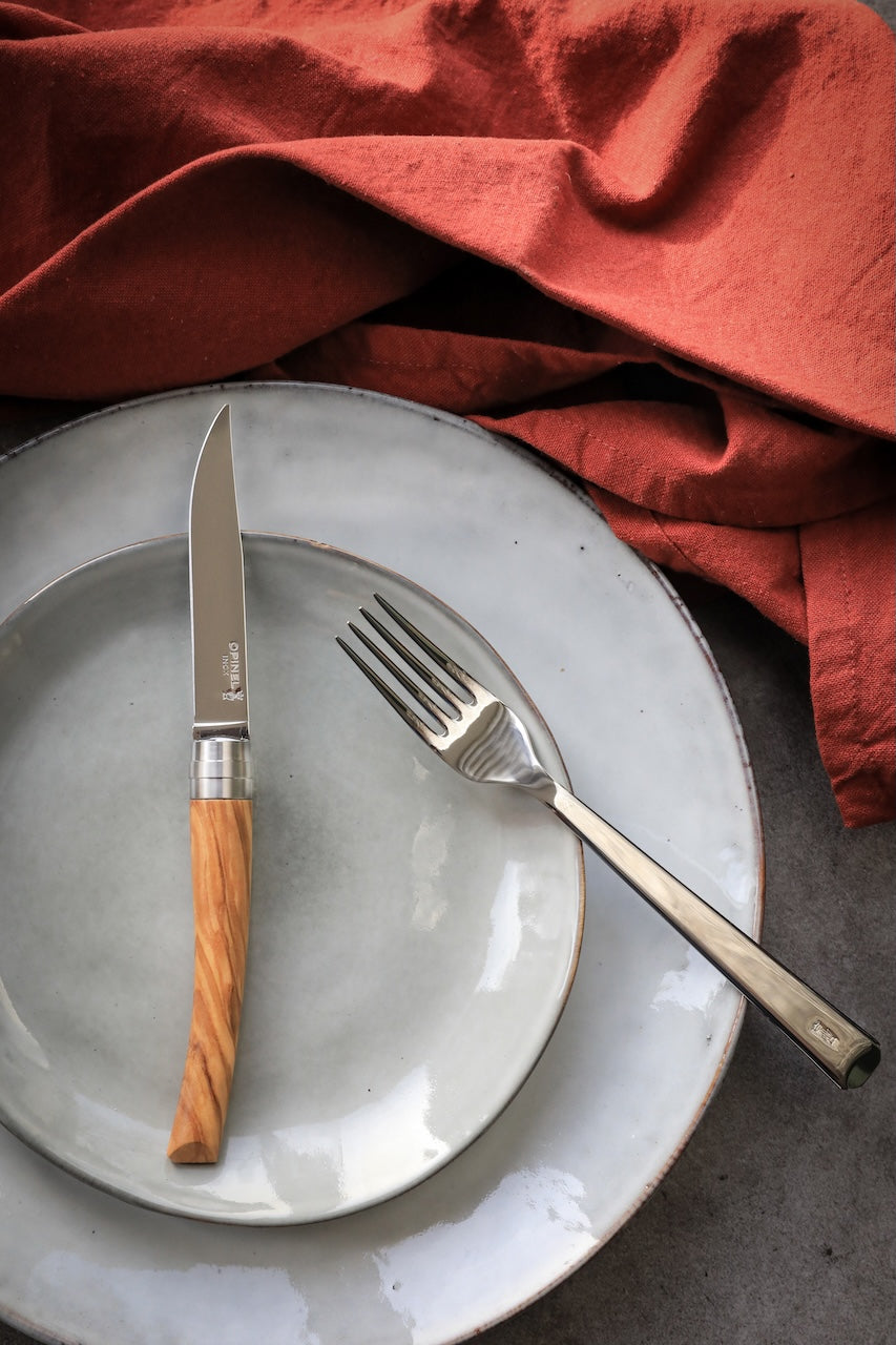 Opinel - Coffret Table Chic Bois d'Olivier